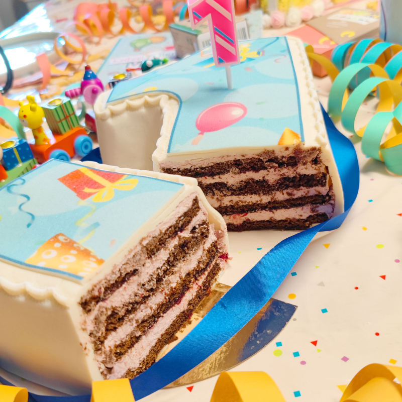 Gâteau-Chiffre birthday
