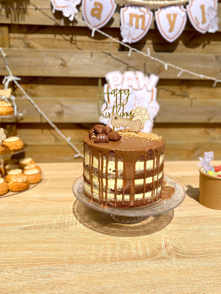 Gâteau avec barres kinder bueno®