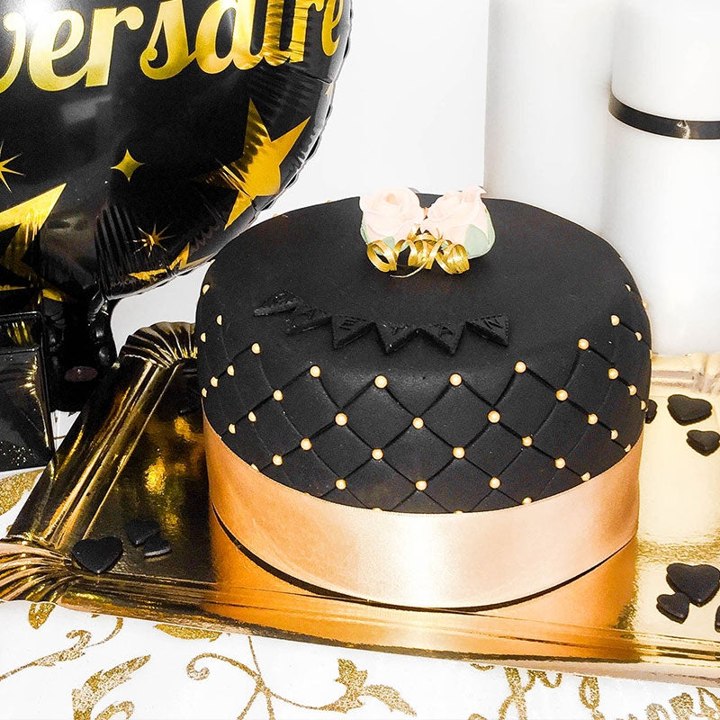 Gâteau Deluxe Noir - double hauteur