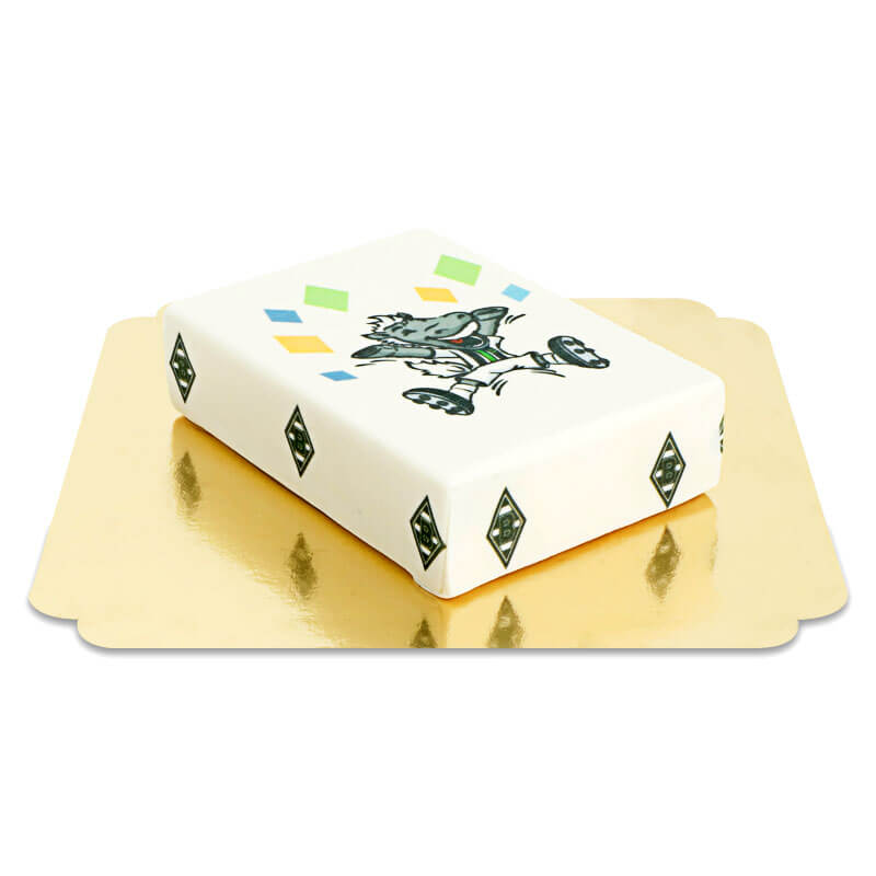 Gâteau Borussia Mönchengladbach - Masscot Jünter