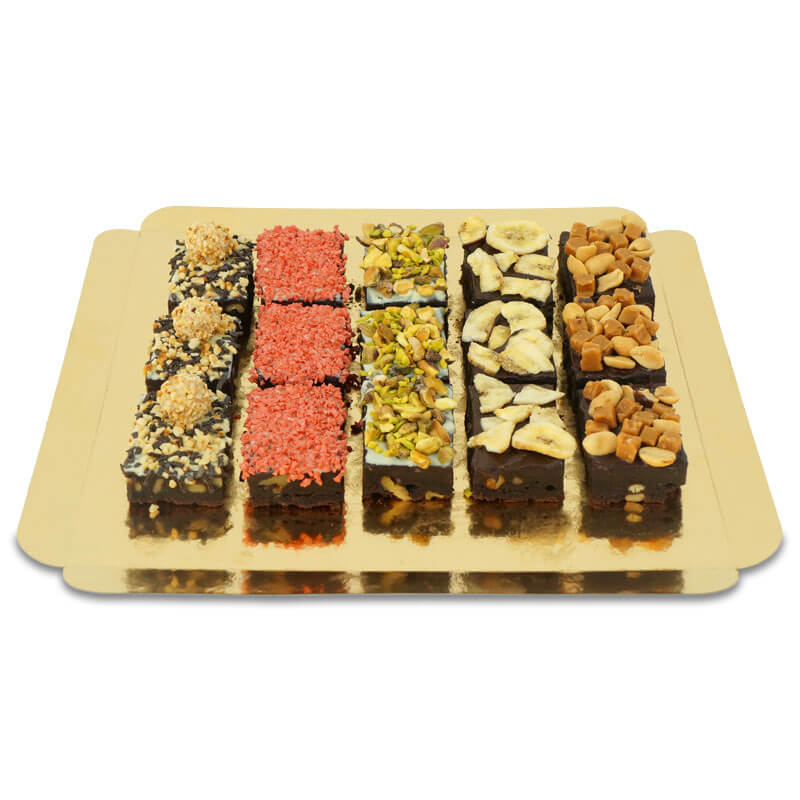15 Brownies - Décors fruités mélangés
