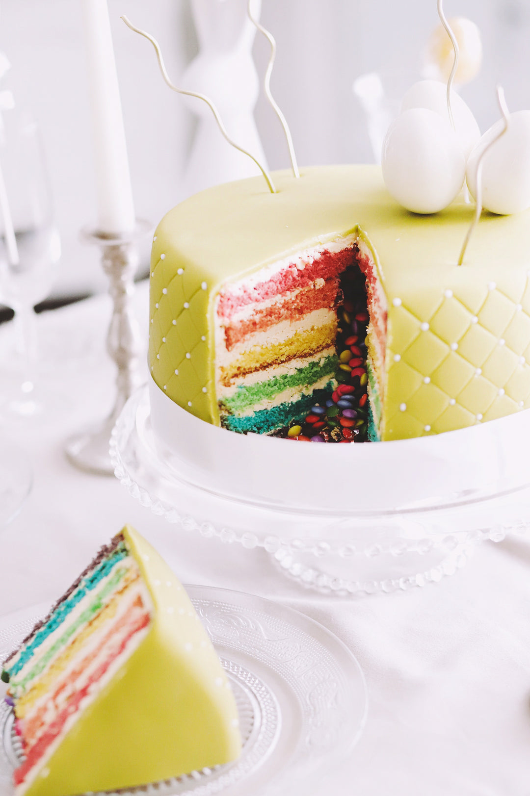 Gâteau Deluxe vert - double hauteur