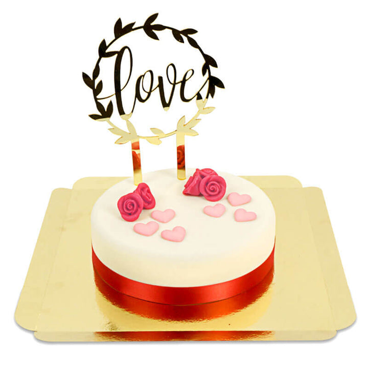 Set de décorations rose Saint Valentin