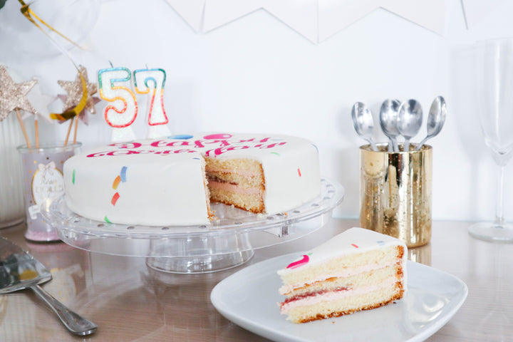 Gâteau d'anniversaire - rose