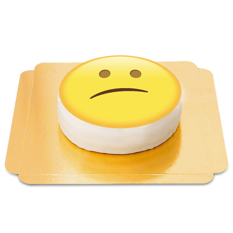 Gâteau Emoji Déçu