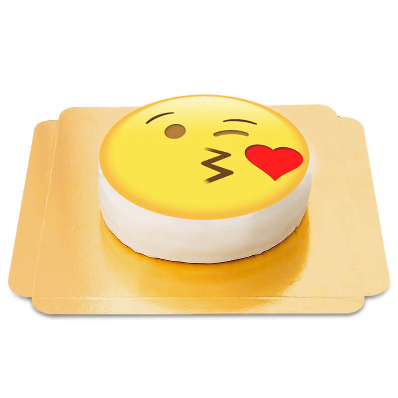 Gâteau Emoji Bisou