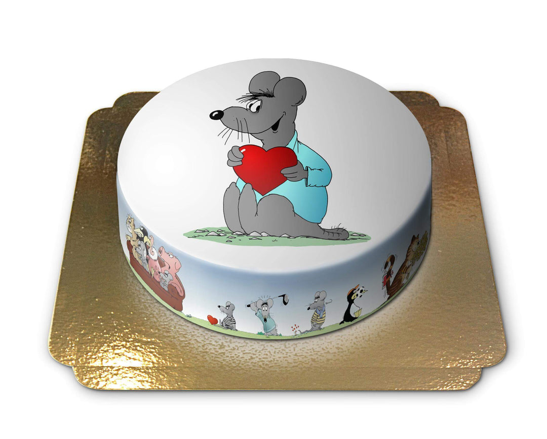 Souris avec coeur