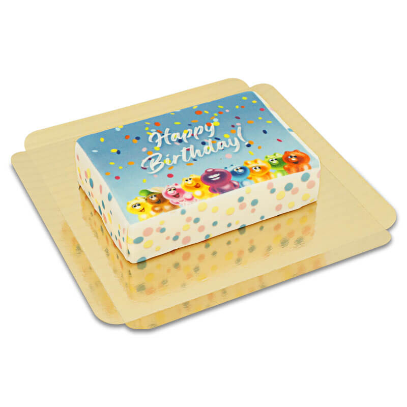 Gâteau Gelini Anniversaire Coloré