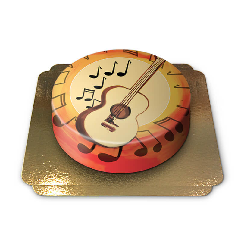 Gâteau Guitare