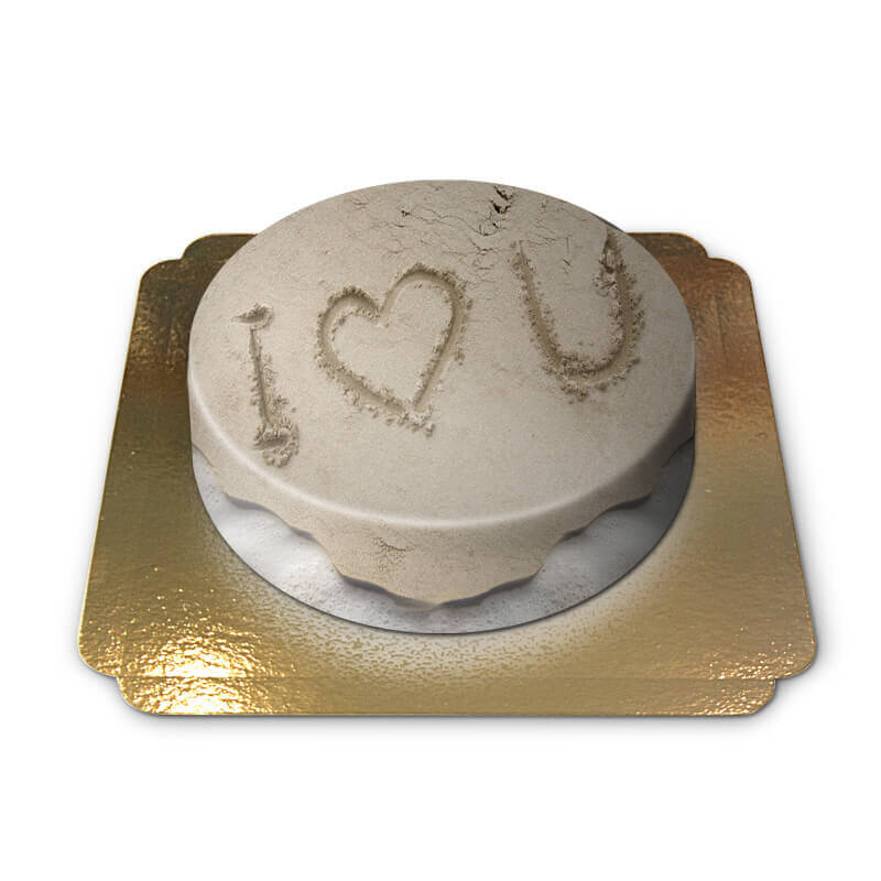 Gâteau sable amour