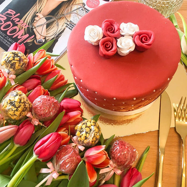 Gâteau Deluxe Rouge - double hauteur