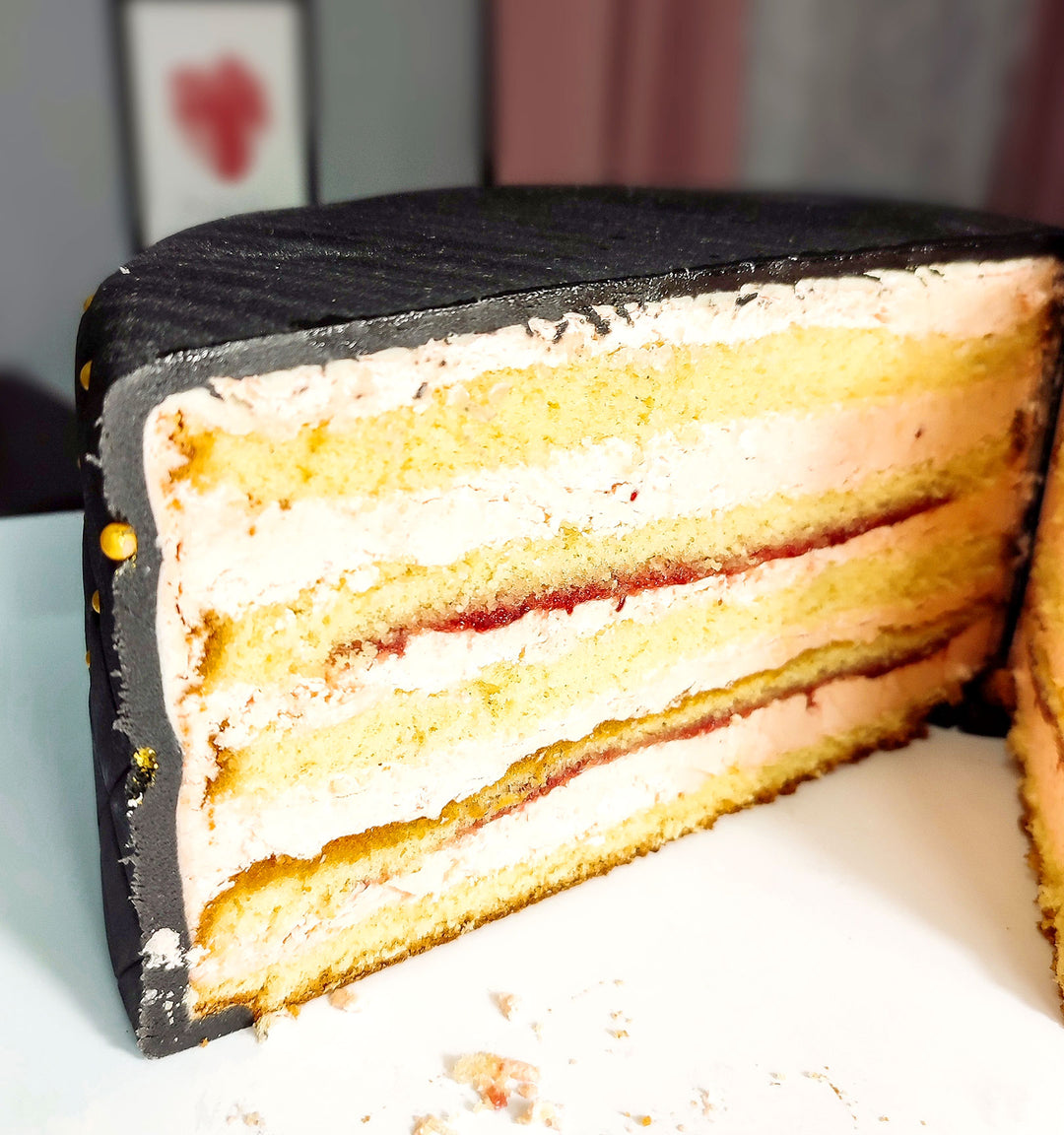 Gâteau Deluxe Noir - double hauteur