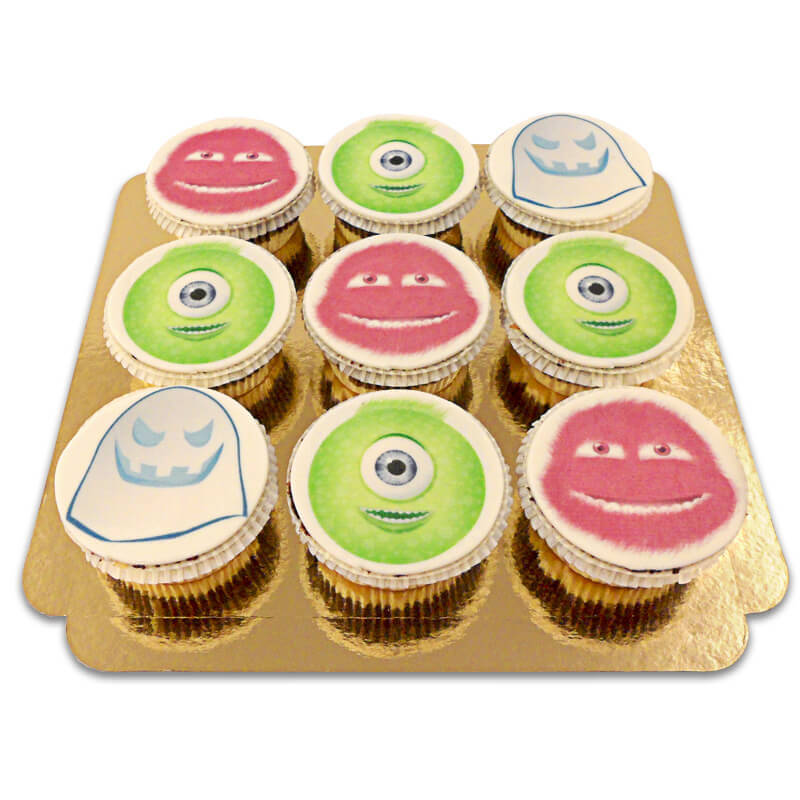 9 Cupcakes Monstres
