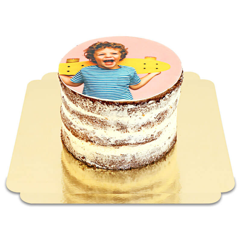 Naked Cake Photo chocolat - vanille