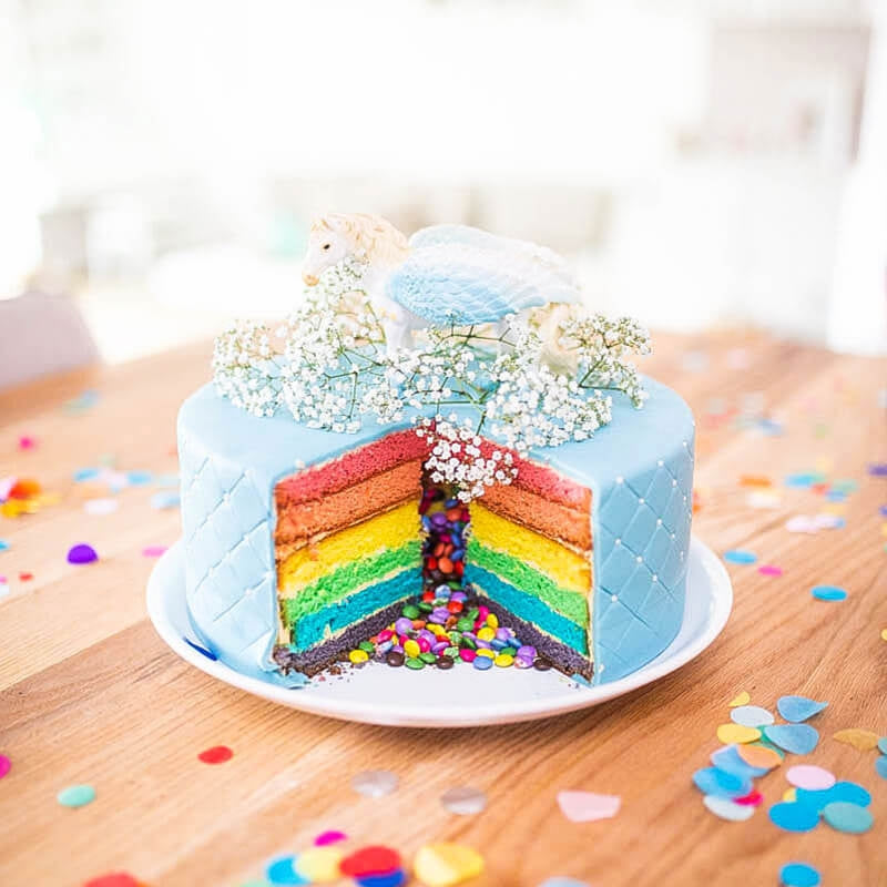 Gâteau Deluxe bleu - double hauteur