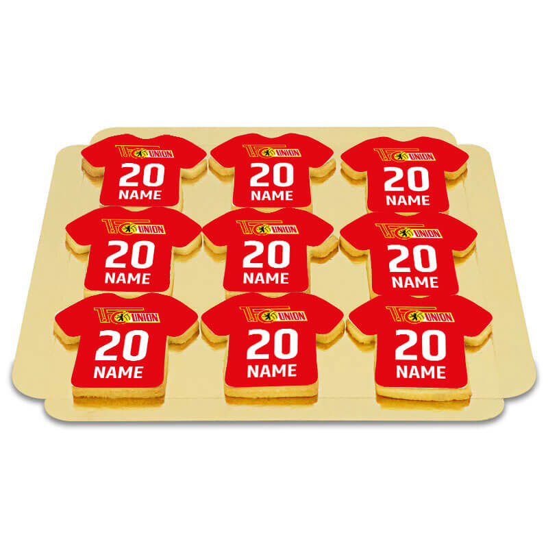 Biscuits Maillot 1. FC Union Berlin (12 pièces)