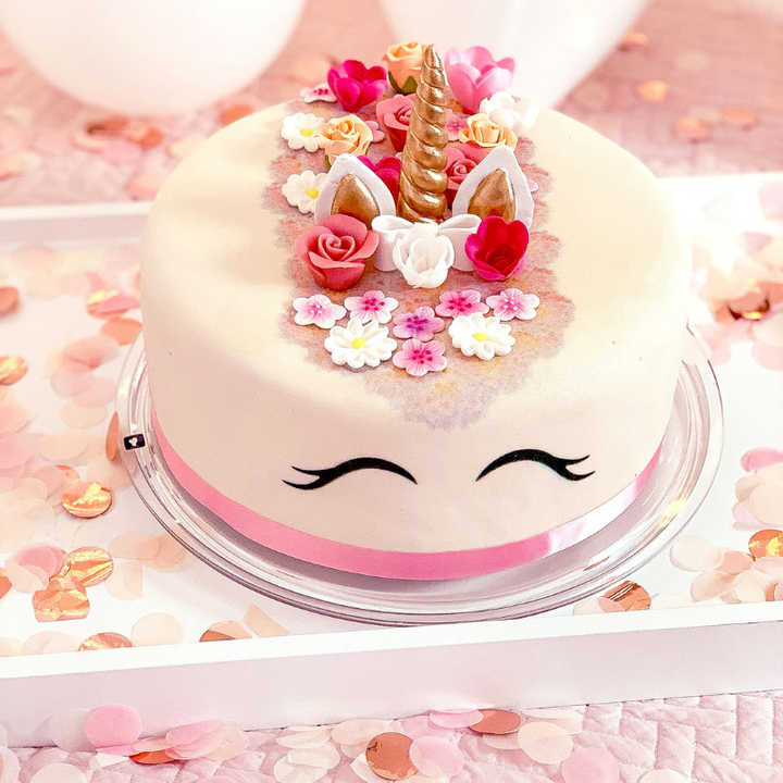 Gâteau Licorne Rose