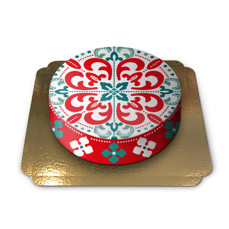 Gâteau motif arabesque par Pia Lilenthal