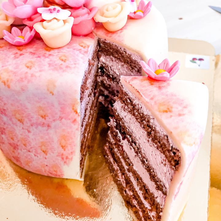 Gâteau Licorne Rose