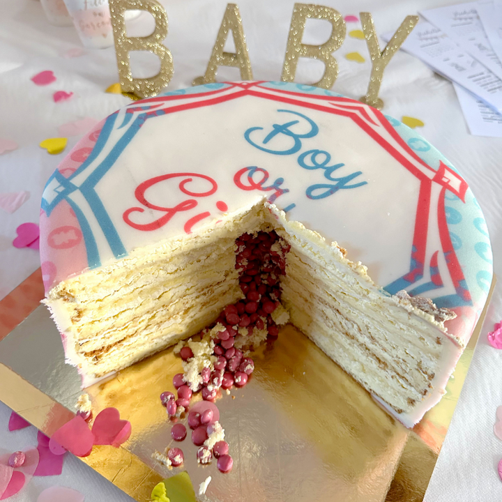 Gâteau Gender Reveal Deluxe 