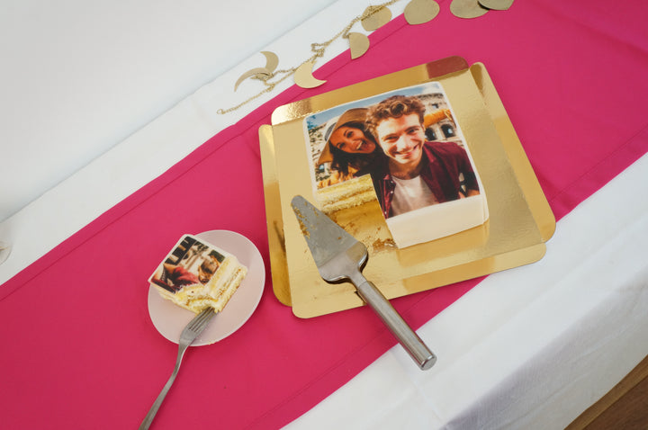 Gâteau photo carré