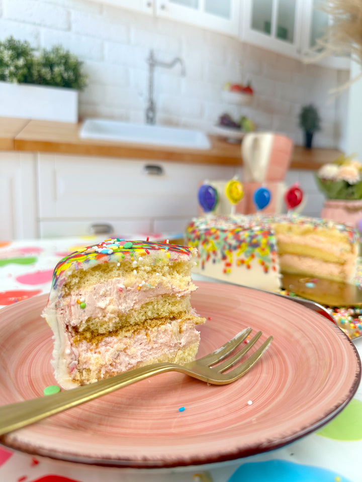 Gâteau confettis