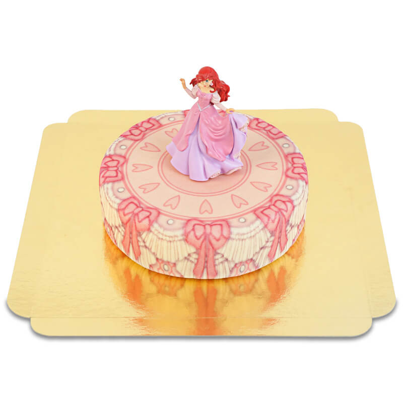 Gâteau princesse avec figurine Ariel®