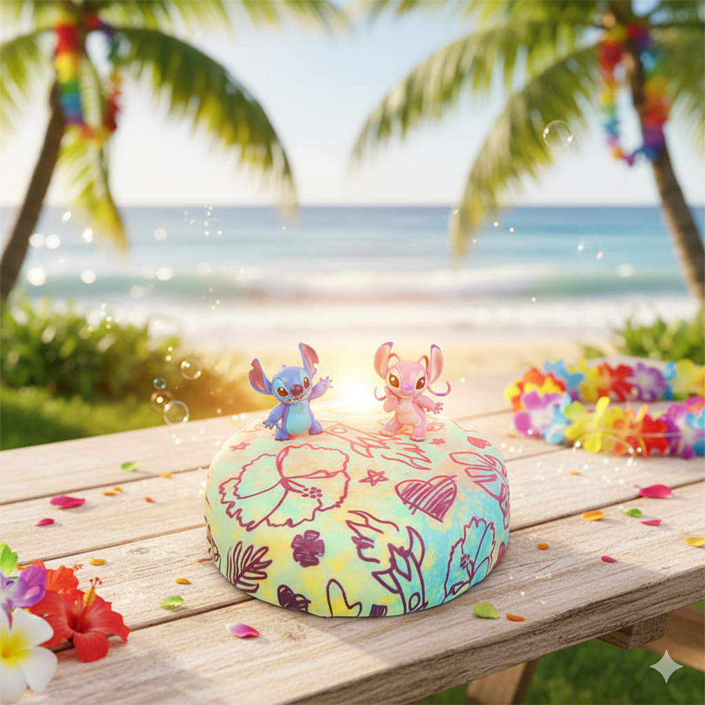 Angel & Stitch® sur gâteau