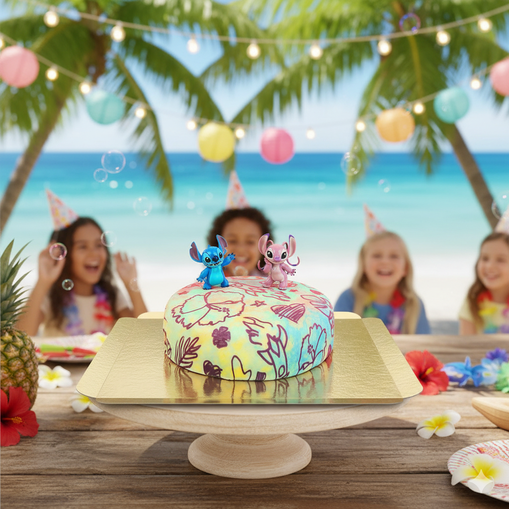 Angel & Stitch® sur gâteau