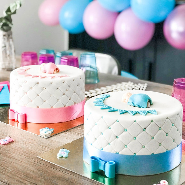 Gâteau Baby Shower Bleu