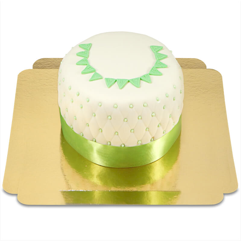 Gâteau "Happy Birthday" Deluxe - Vert