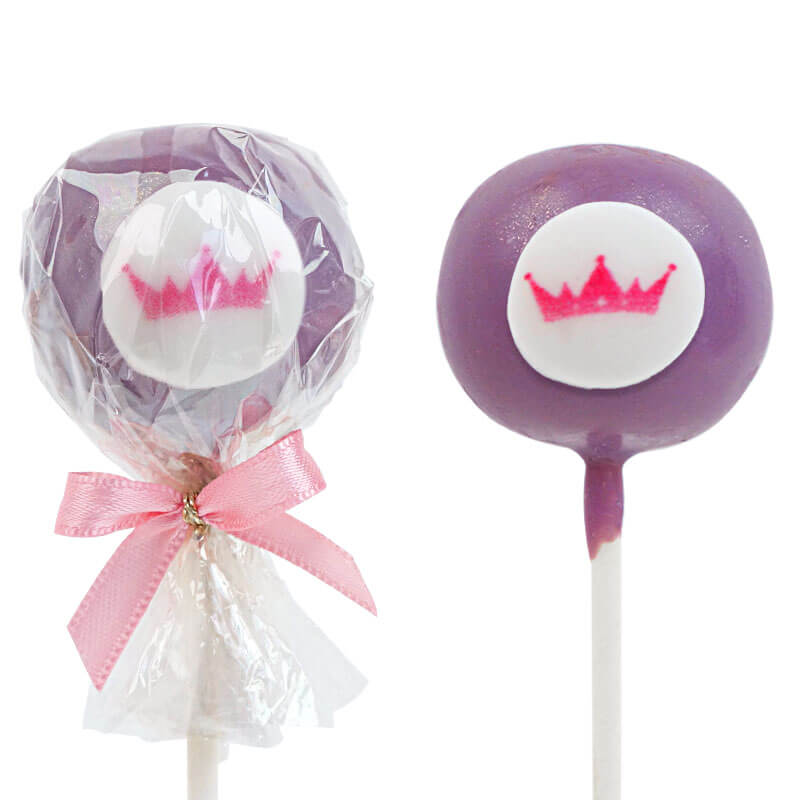 Cake-Pops de couleur unie avec logo (12 pièces)