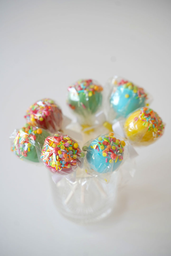 Cake-Pops colorés avec Vermicelles (12pièces)