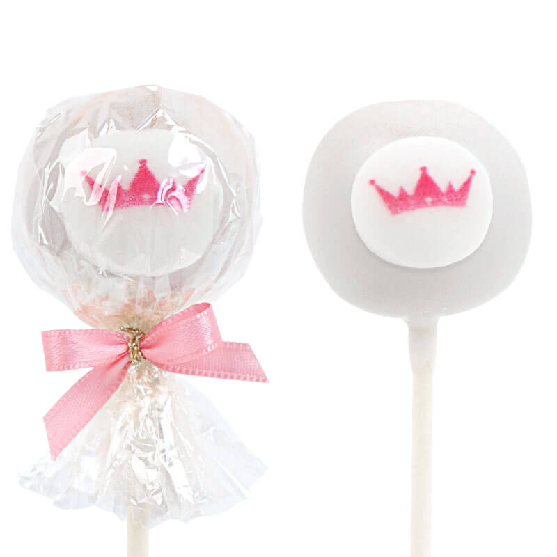 Cake-Pops de couleur unie avec logo (12 pièces)