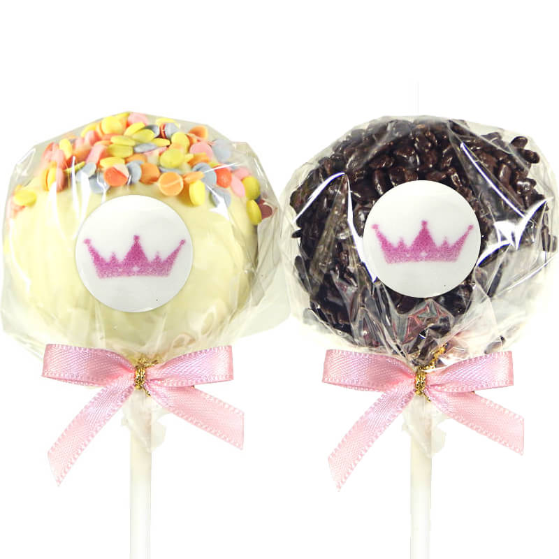 Cake-Pops Logo - red velvet & pépites de chocolat (12 pièces)