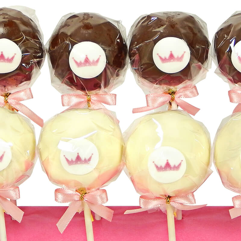 Cake-Pops Logo - Vanille & Chocolat (12 pièces)