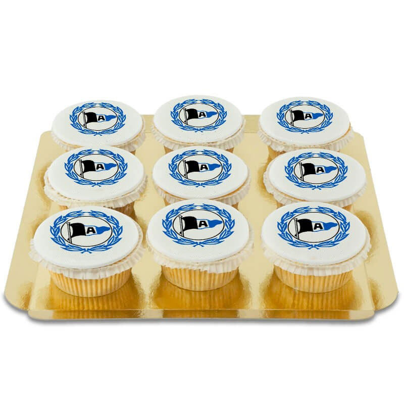 Cupcakes Arminia Bielefeld (9 pièces)