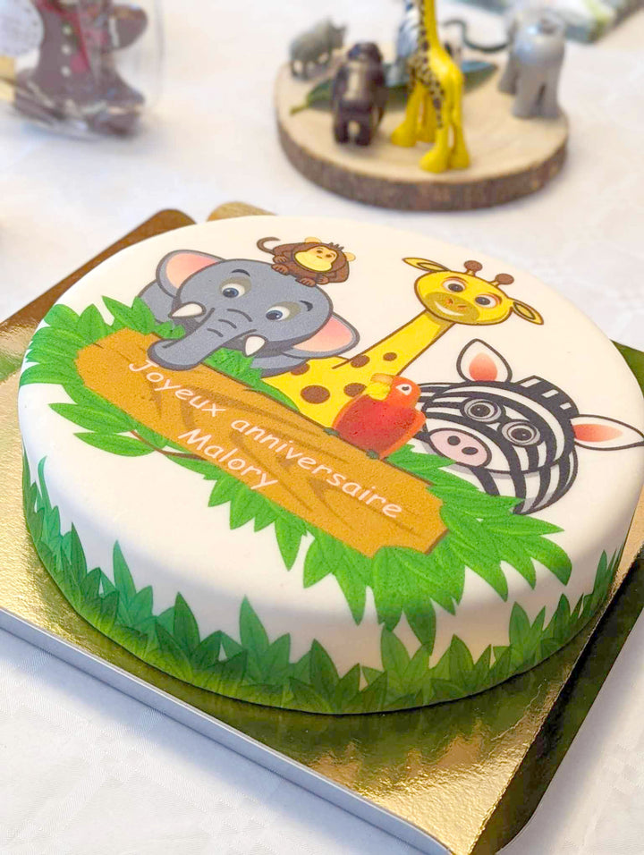 Gâteau animaux