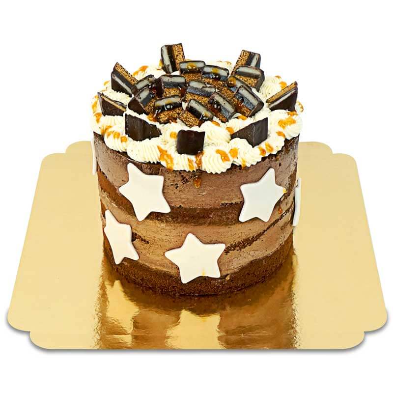 Gâteau avec chocolats Domino