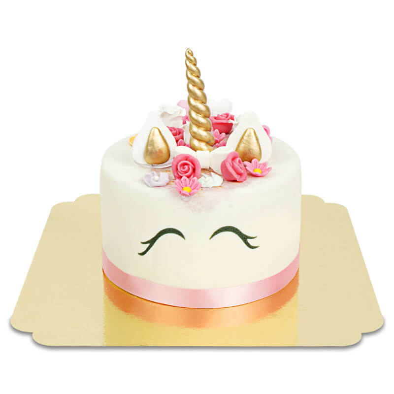 Gâteau Licorne Rose