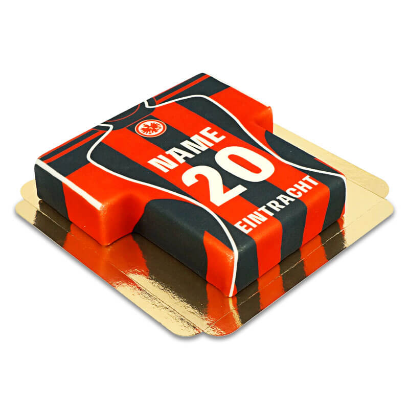 Eintracht Frankfurt Trikot-Torte schwarz/rot