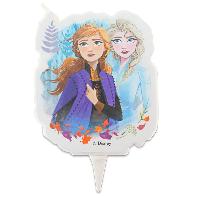 Bougie La Reine des Neiges® - Anna & Elsa 