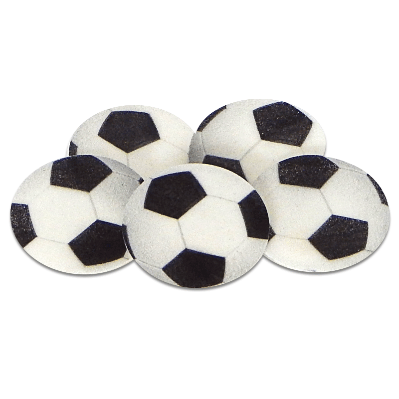 Ballons de Foot, env. 40 mm (5 pièces)