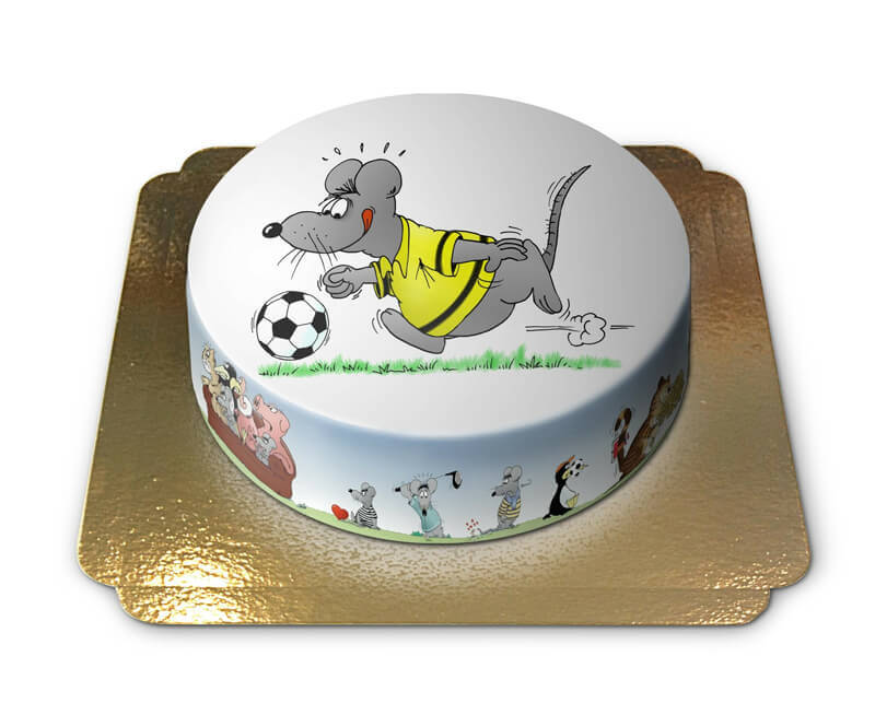 Gâteau Souris Footballer