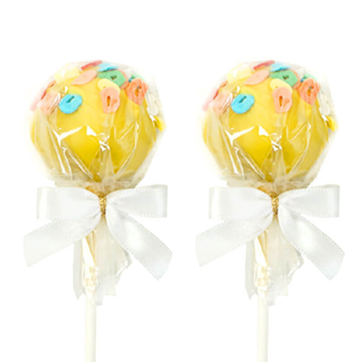 Cake-Pops alphabet jaunes (12 pièces)