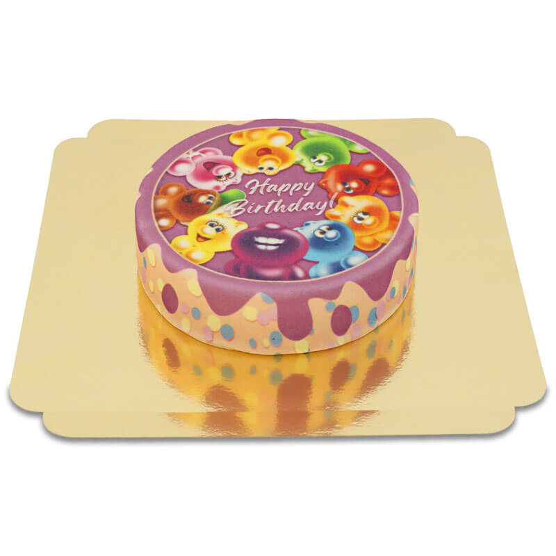 Gâteau Gelini - Happy Birthday pastel