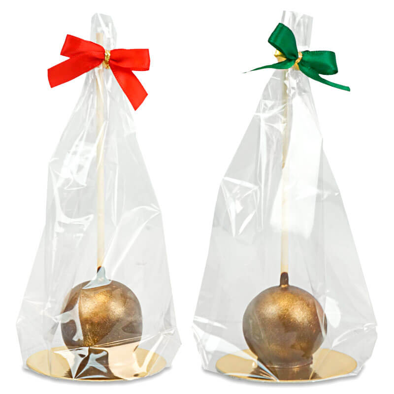 Cake-Pops dorés Deluxe (10 pièces) - Édition de Noël