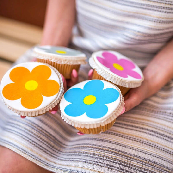 Flower Power Cupcakes (9 pièces)