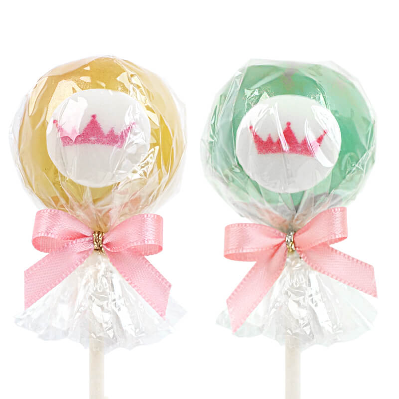 Cake-Pops bicolores avec logo (2x6 pièces) 