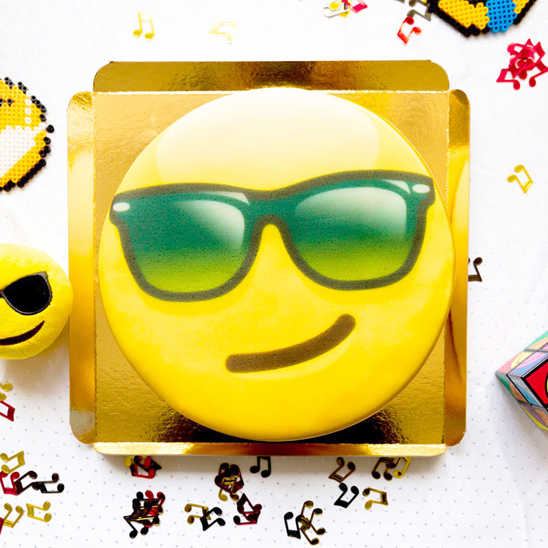 Gâteau Emoji Cool